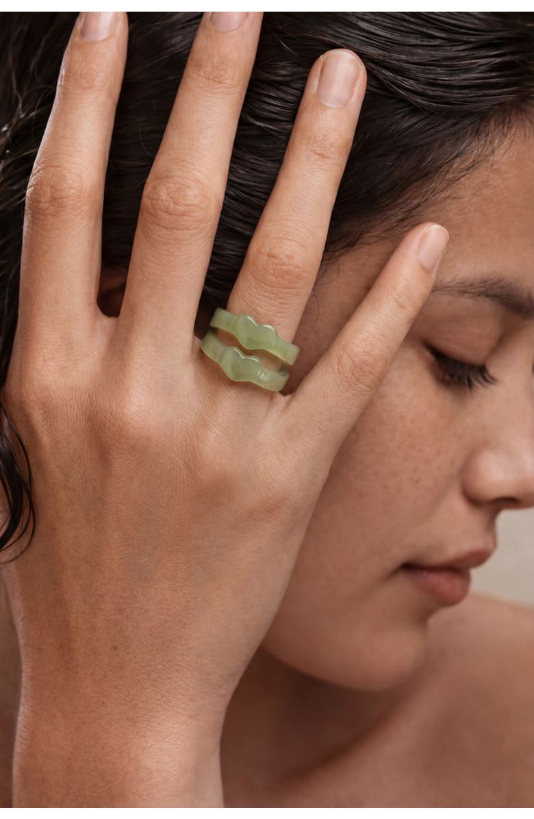 seree Heart Jade ring, Alternate, color, Light Green