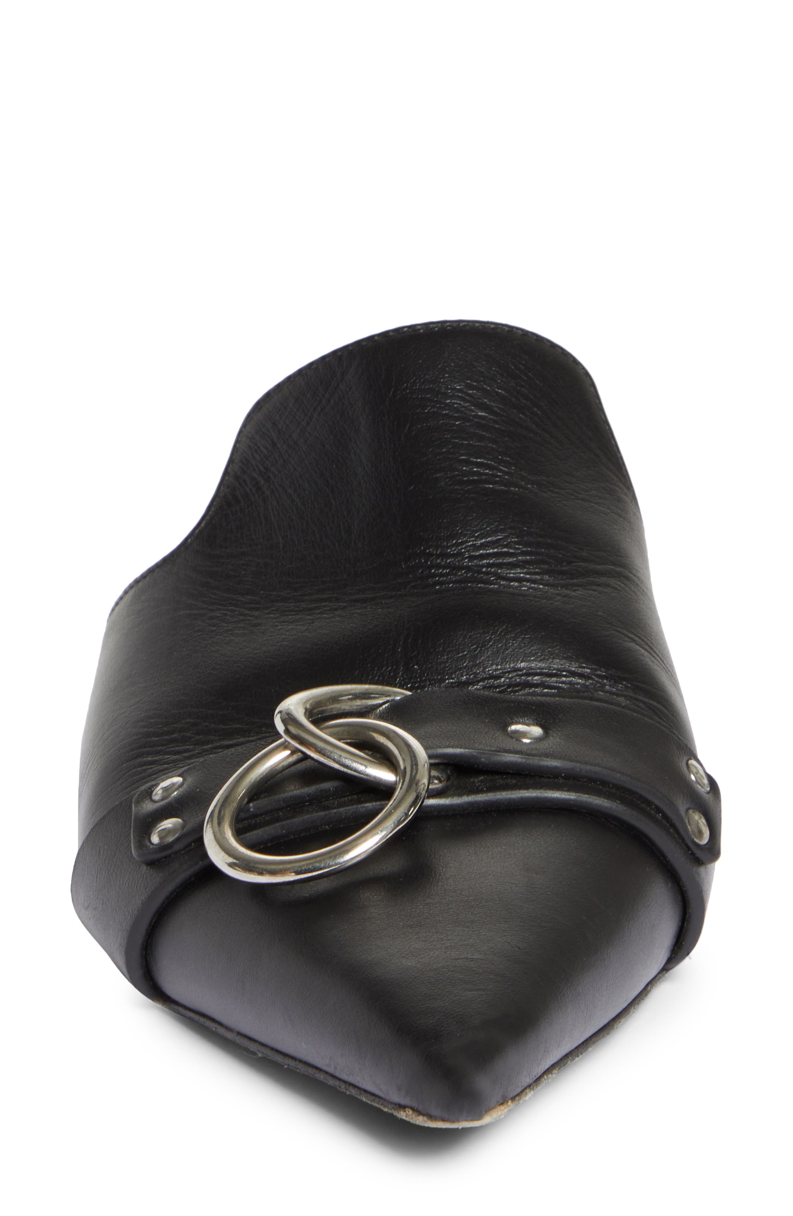 R13 Pointed Toe Flat, Alternate, color, 