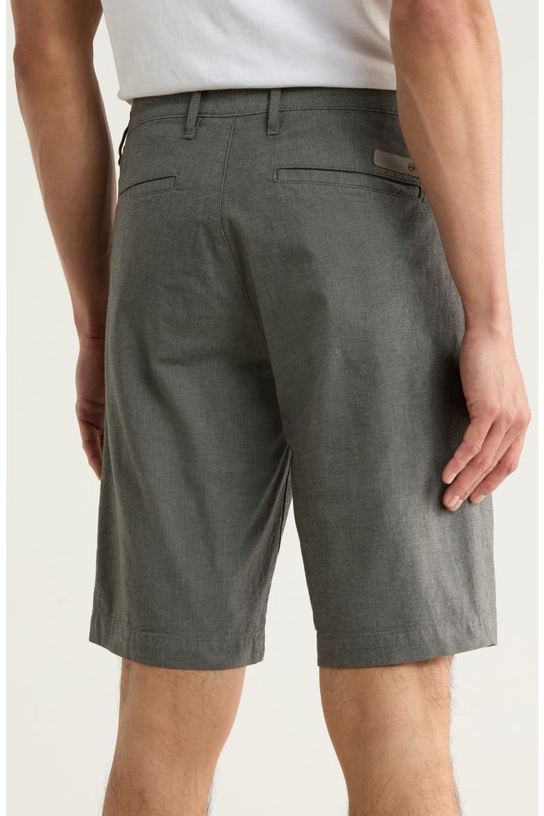 Griffin Cotton Blend Shorts, Alternate, color, HEATHERED STORM GREY