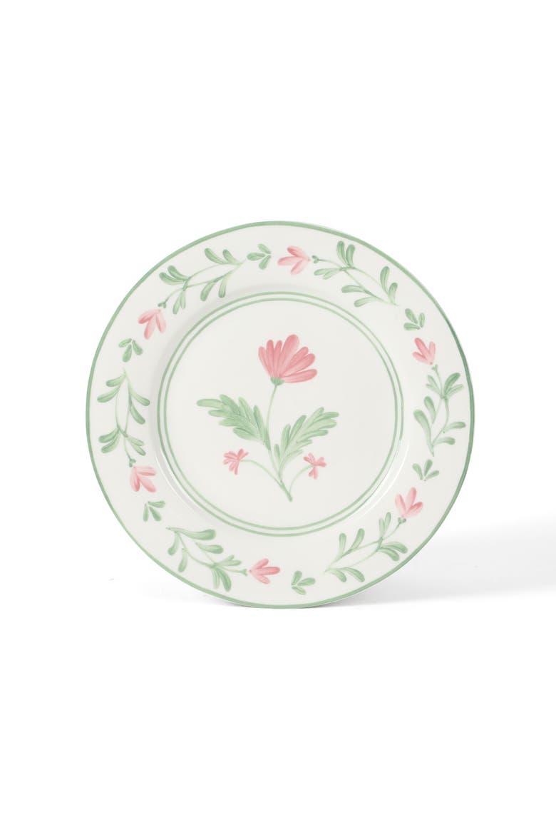 Maiden Crown 12-Piece Vegan Bone China Dinnerware Set, Floral Plates & Bowls, Service for 4, Alternate, color, Multicolor