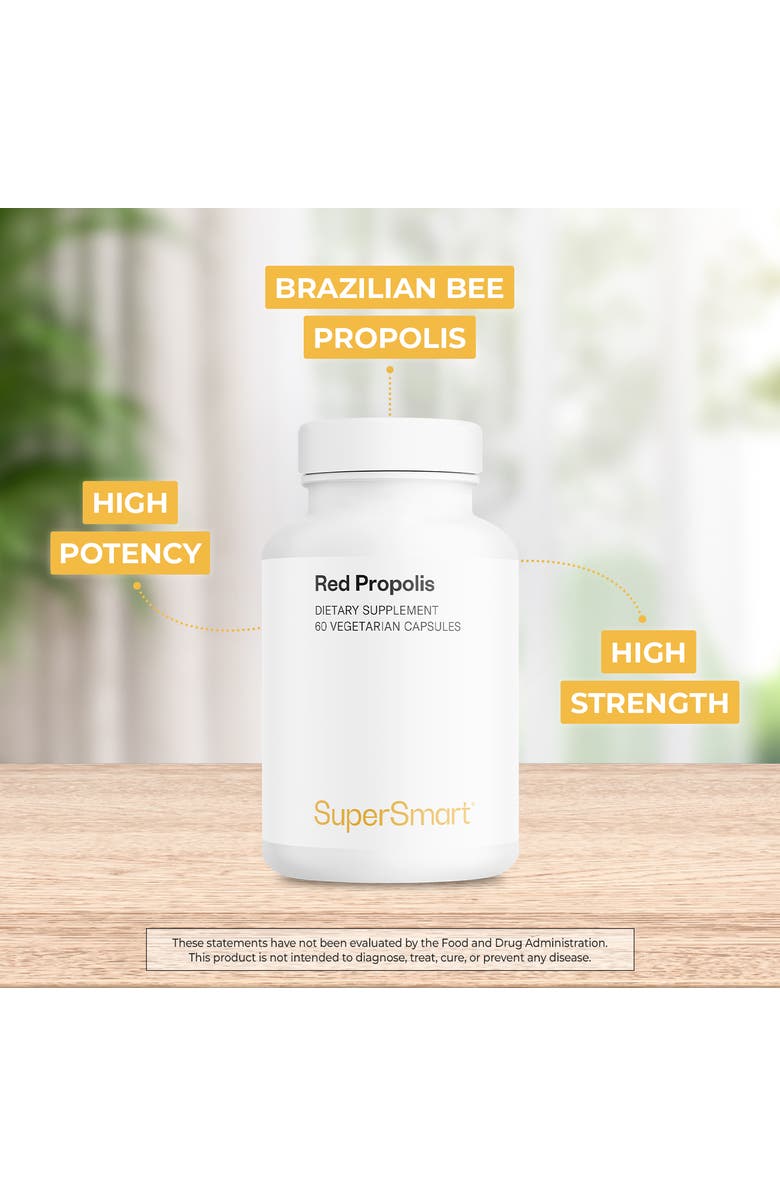 SuperSmart Red Propolis 800mg per Day, Alternate, color, 