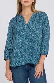 NYDJ Pintuck Top