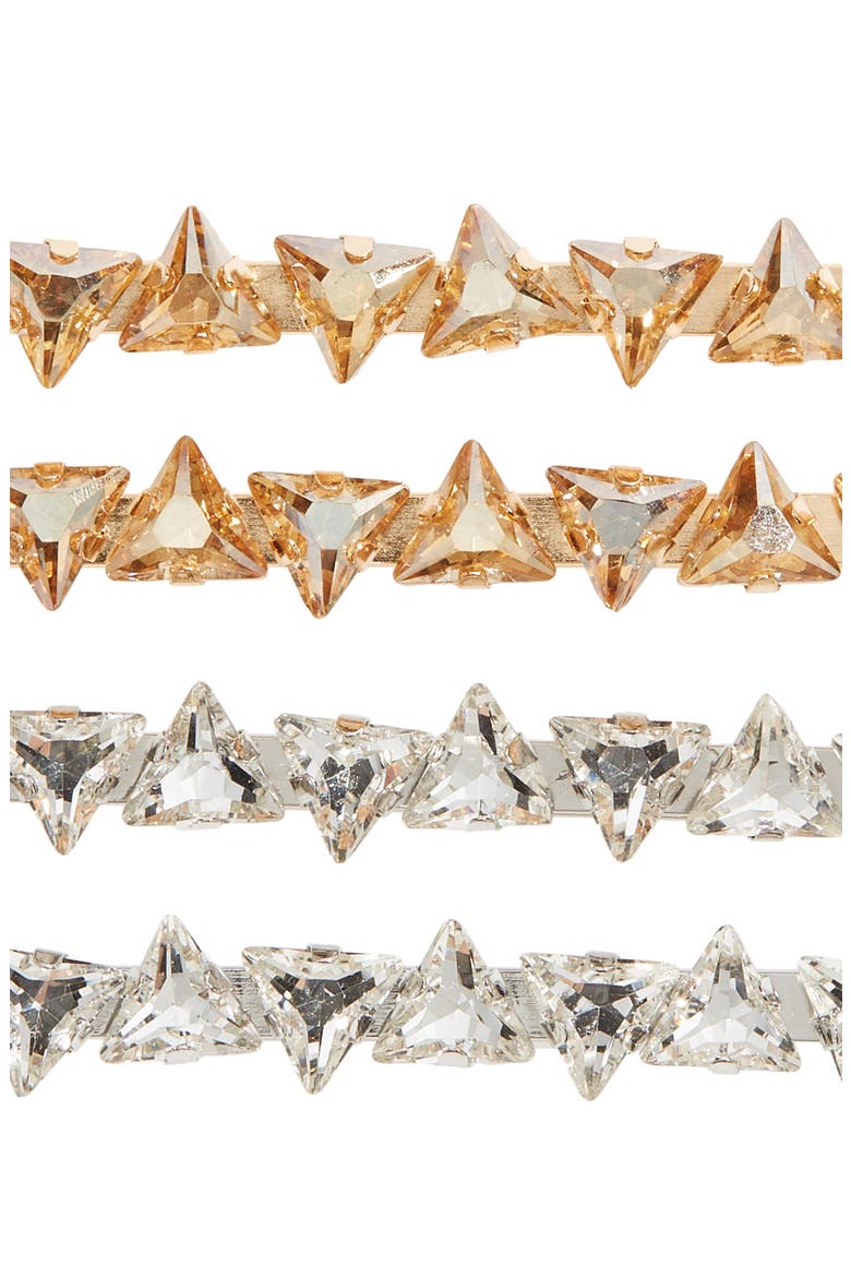 2-Pack Crystal Bobby Pins, Alternate, color, SILVER GOLD