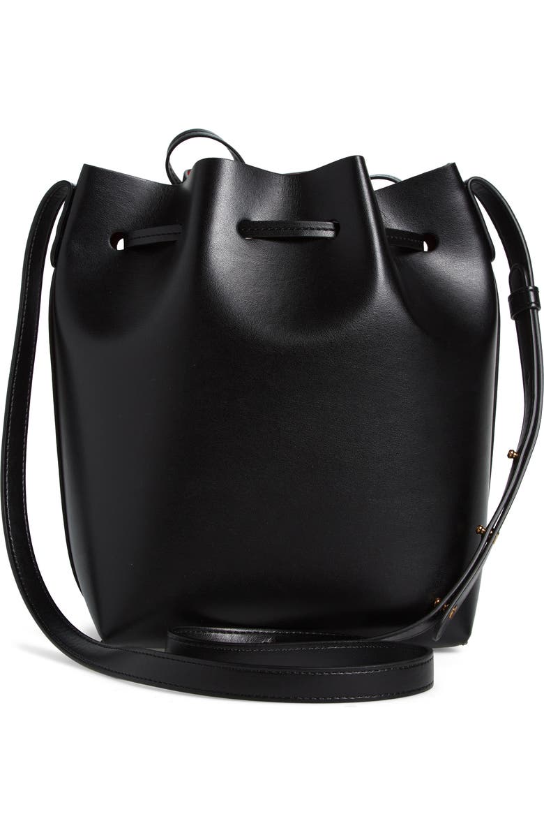 Mansur Gavriel Mini Bucket Apple Faux Leather Bag, Alternate, color,