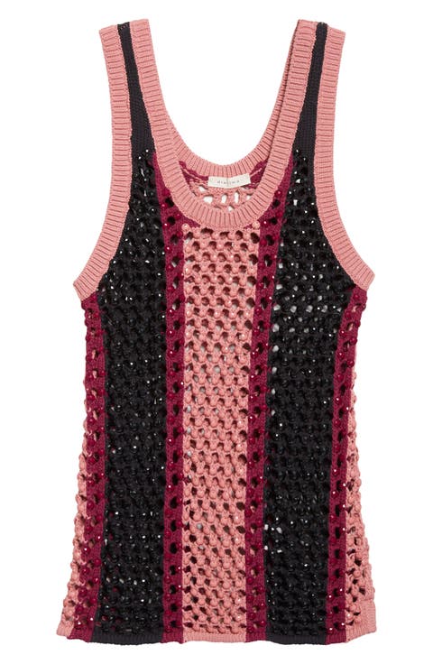 Dennis Marina Embellished Sweater Tank