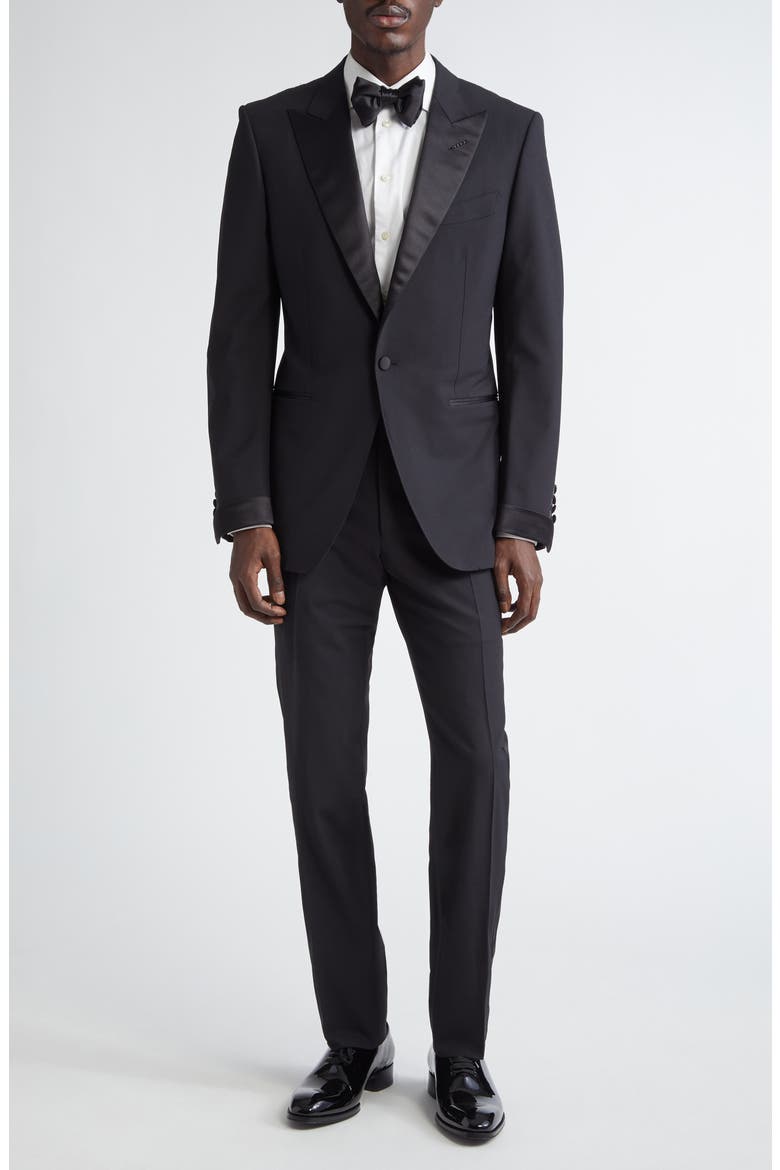 O'Connor Stretch Wool Tuxedo, Main, color, NAA BLACK