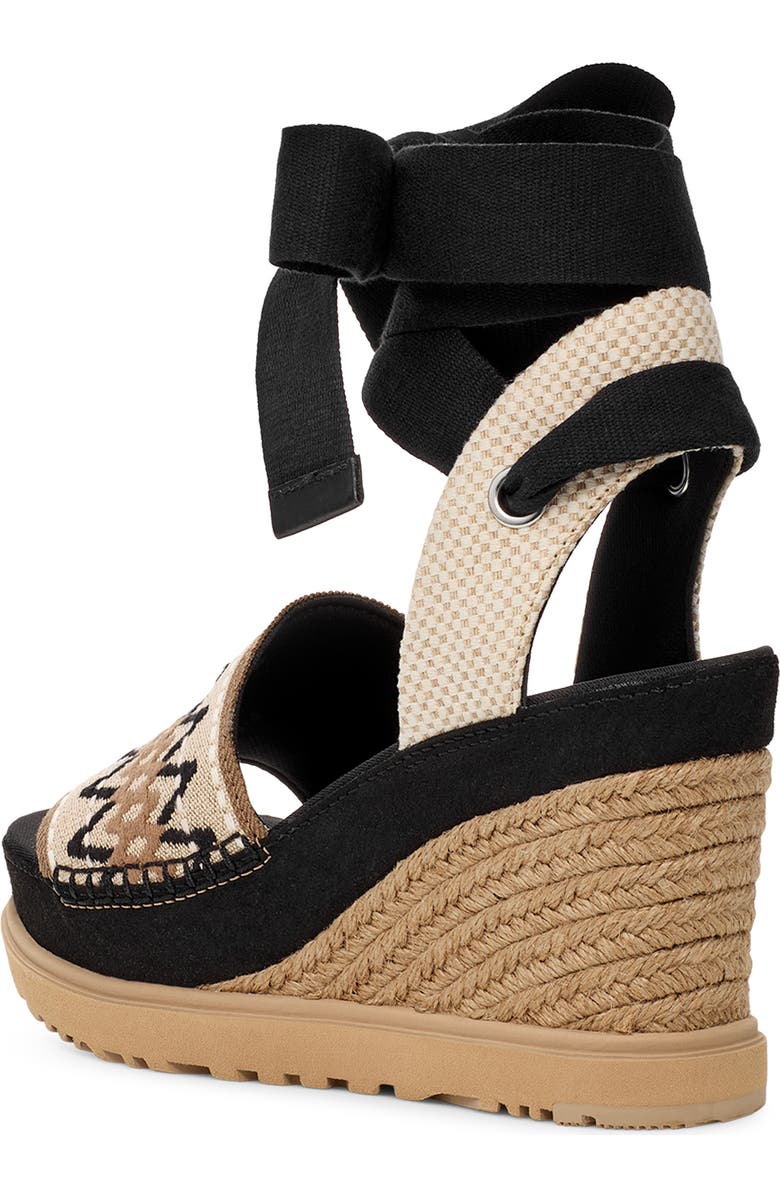 UGG<sup>®</sup> Abbot Ankle Wrap Wedge Sandal, Alternate, color,
