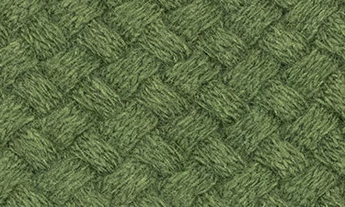 Portolano Slouchy Hat In Basket Weave In Green