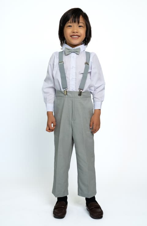 Kids' Barn Safari 5-Piece Suspenders Suit Set (Little Kid)