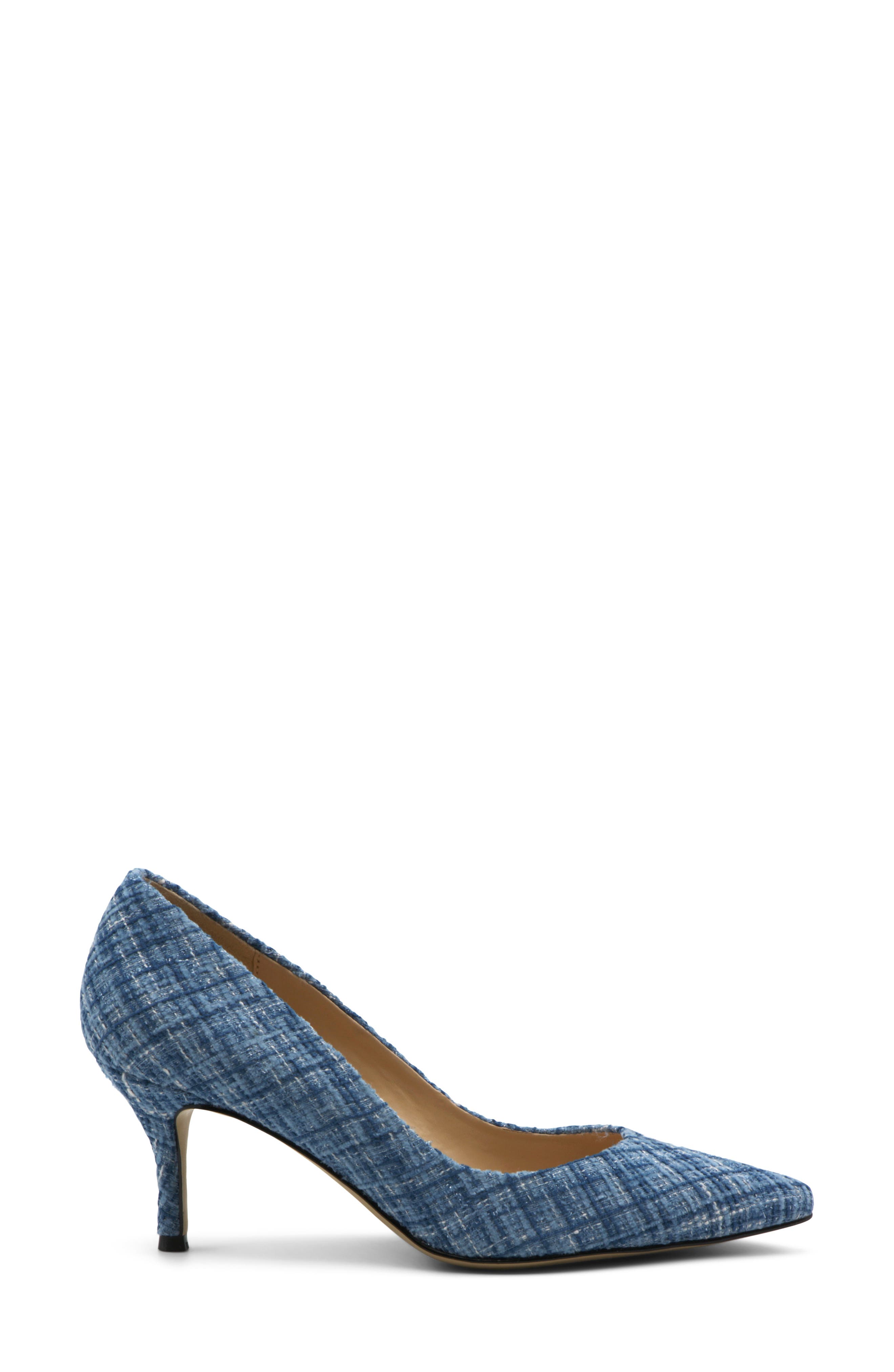 Charles by Charles David Angelica Pointed Toe Pump, Alternate, color, Marine Blue