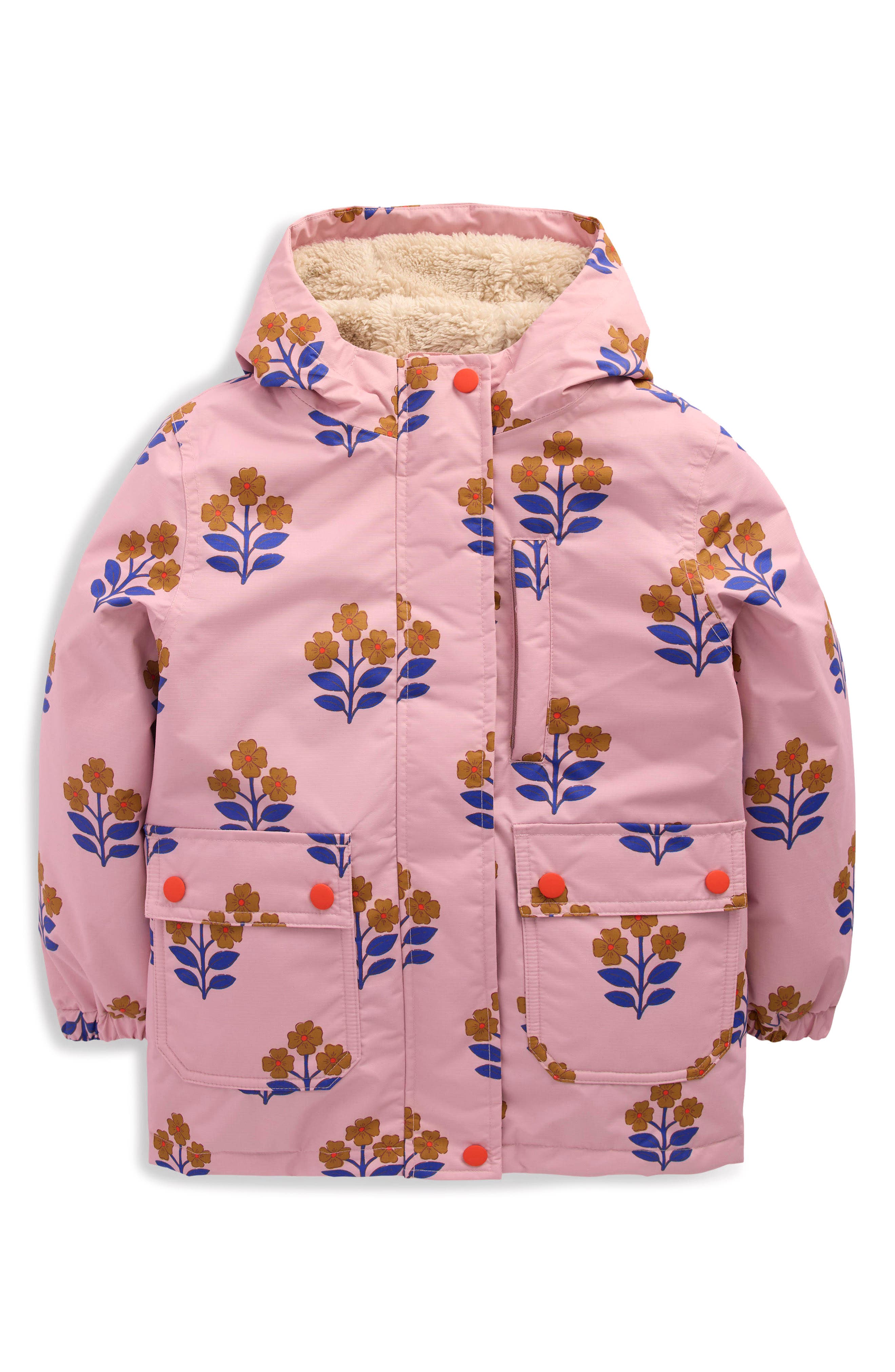 Mini Boden Kids' 4-in-1 Waterproof Coat
