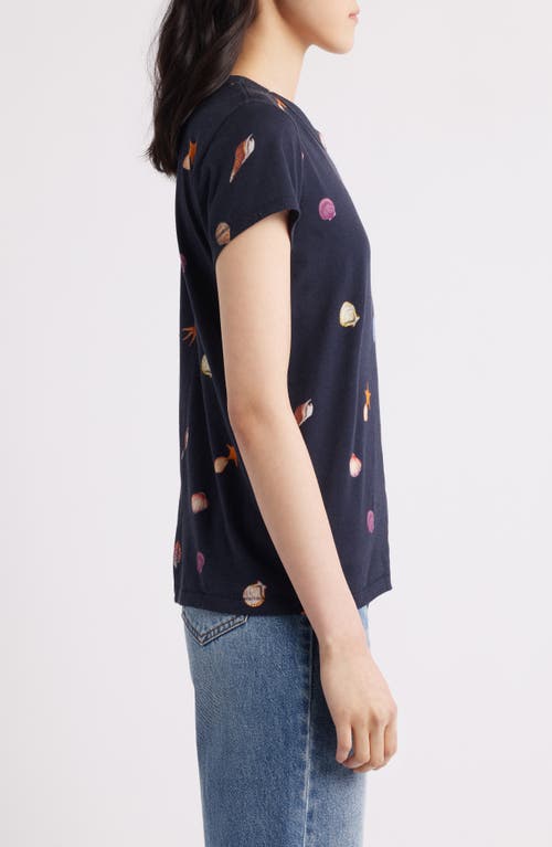 Rag & Bone Short-sleeve Allover Seashell Tee