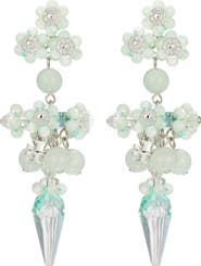 Tory Burch Curiosity Beaded Linear Drop Earrings