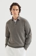 Brunello Cucinelli Cashmere knit polo shirt
