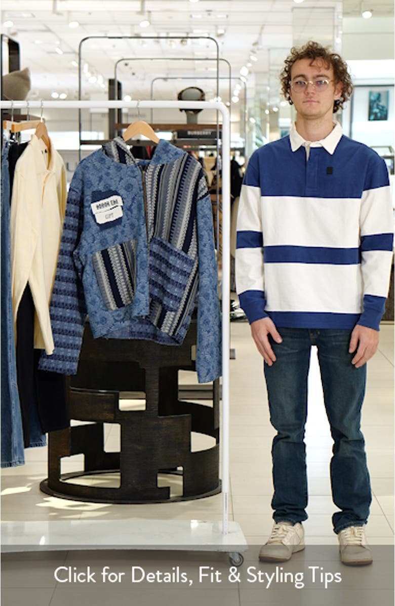 Indigo Tapestry Hoodie, sales video thumbnail