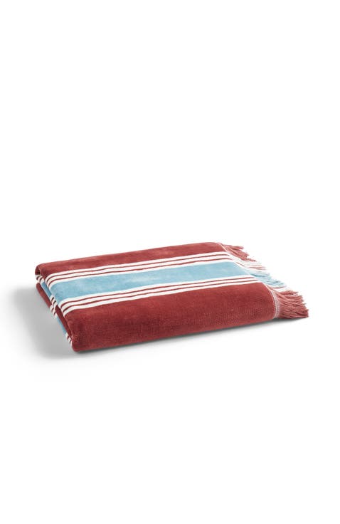 College Stripe Hammam Inspired Beach Towels