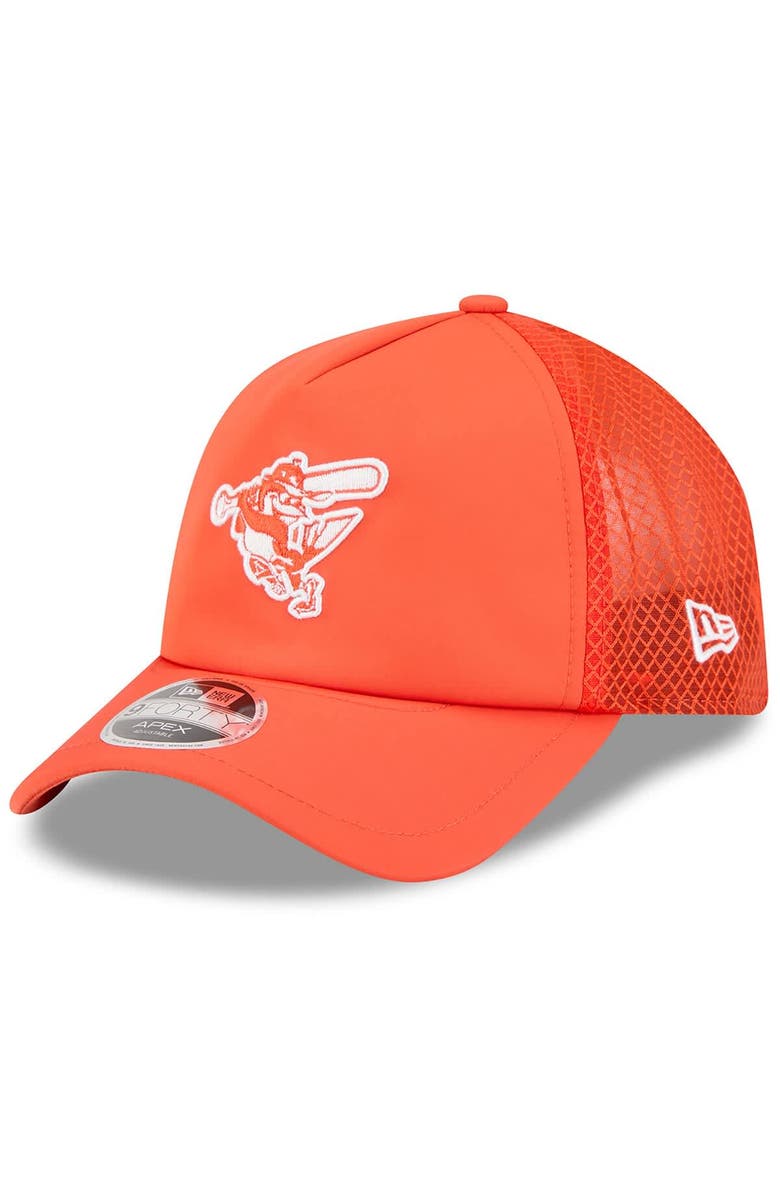 New Era Men's New Era Orange Baltimore Orioles 2026 Batting Practice Alternate Apex 9FORTY Adjustable Hat, Main, color, Orange