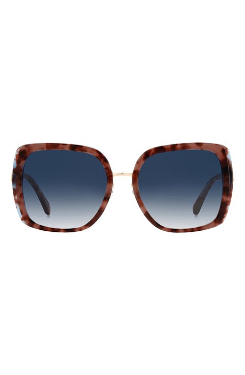 kimber 56mm gradient square sunglasses