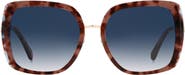 Kate Spade New York kimber 56mm gradient square sunglasses
