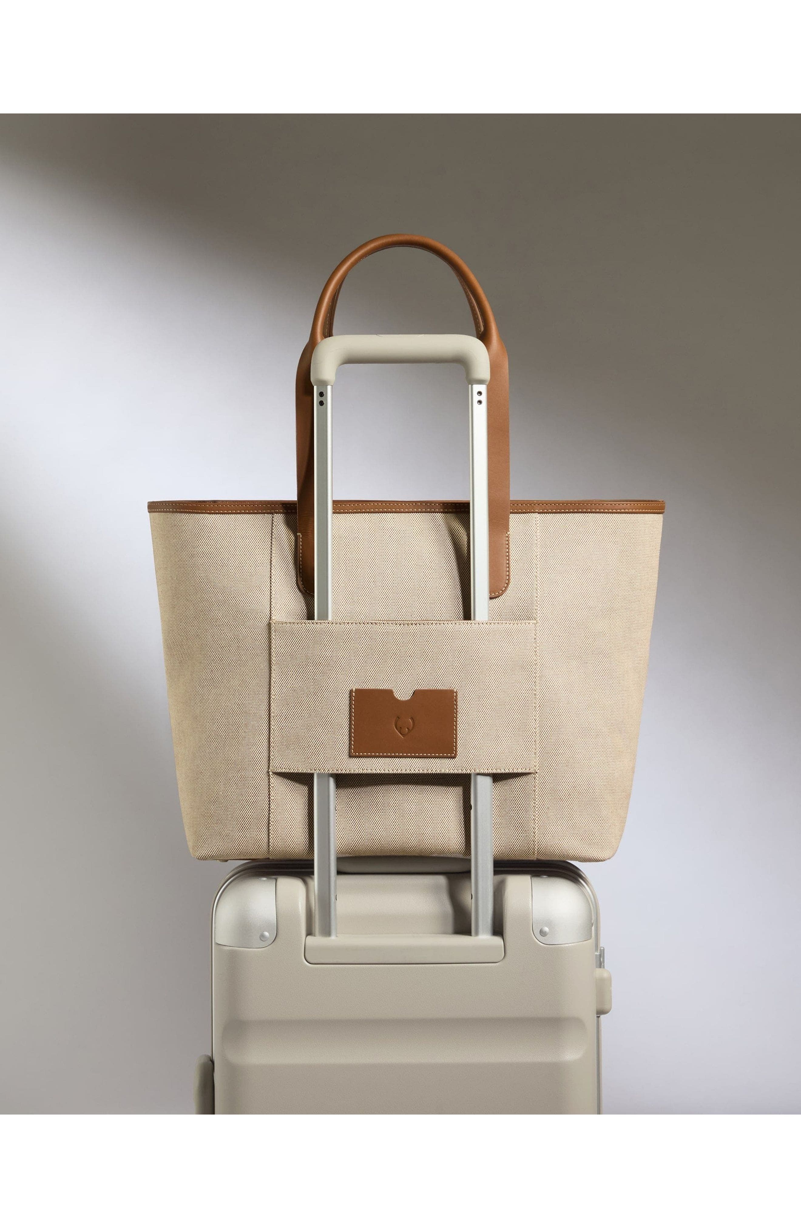 ANTLER Heritage Tote Bag in Natural, Alternate, color, Natural