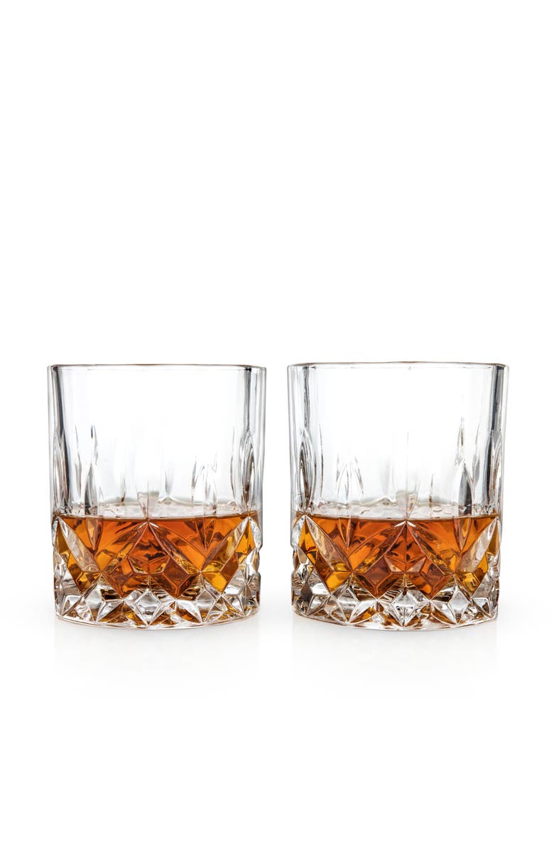 Viski Admiral Crystal Rocks Glasses, Main, color, Clear