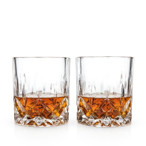 Viski Admiral Crystal Rocks Glasses