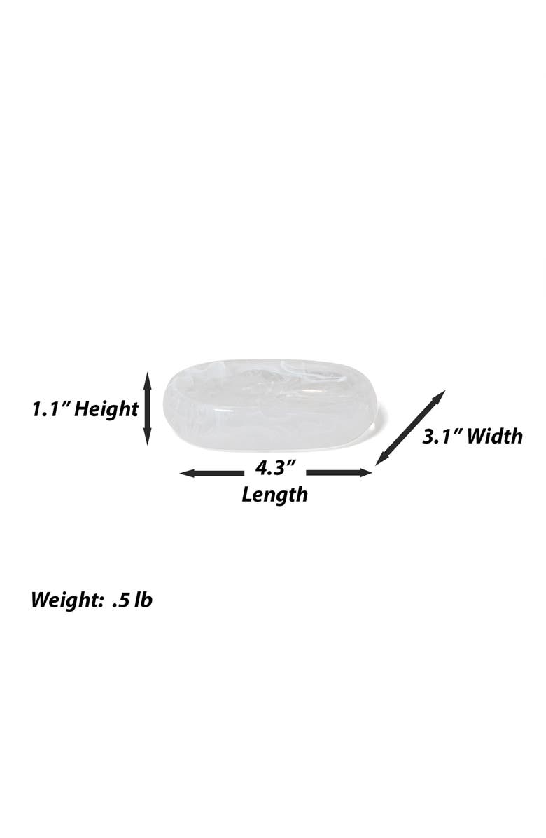 ROSELLI TRADING COMPANY Clouds 7-Piece Bath Accessory Set, Alternate, color, White