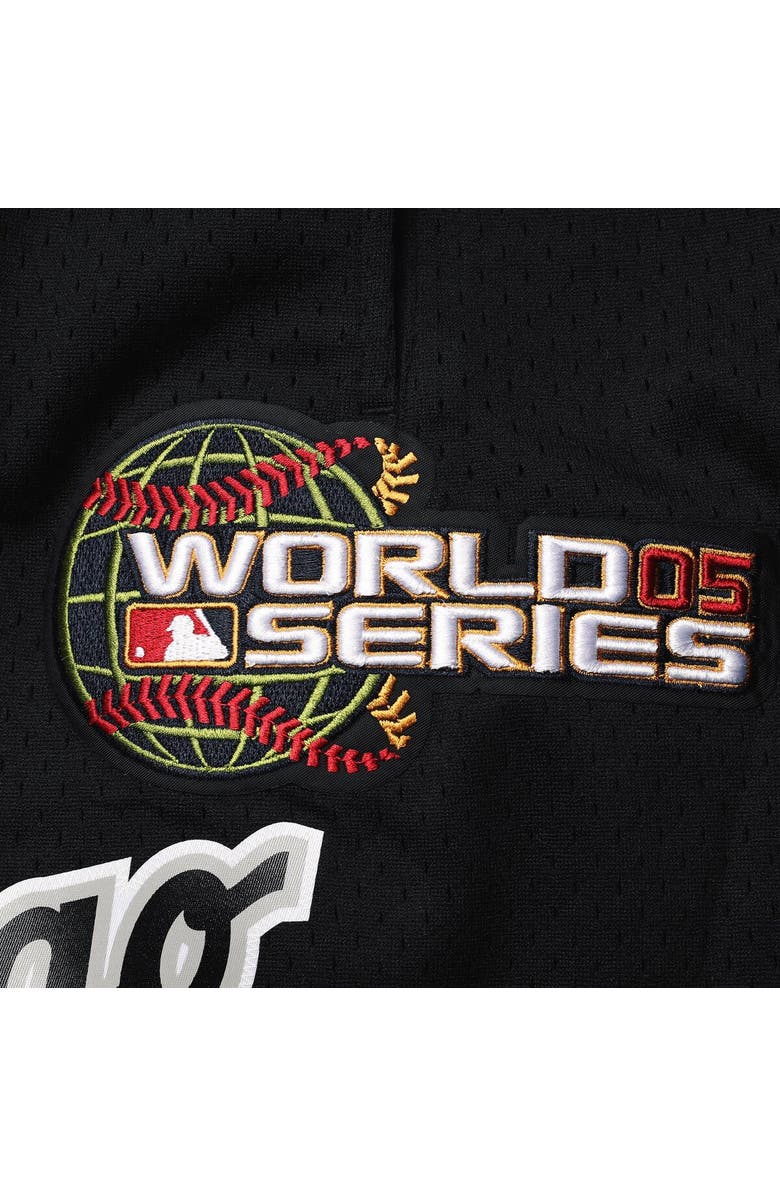 PRO STANDARD Men's Pro Standard Black Chicago White Sox 2005 World Series Mesh Shorts, Alternate, color, 