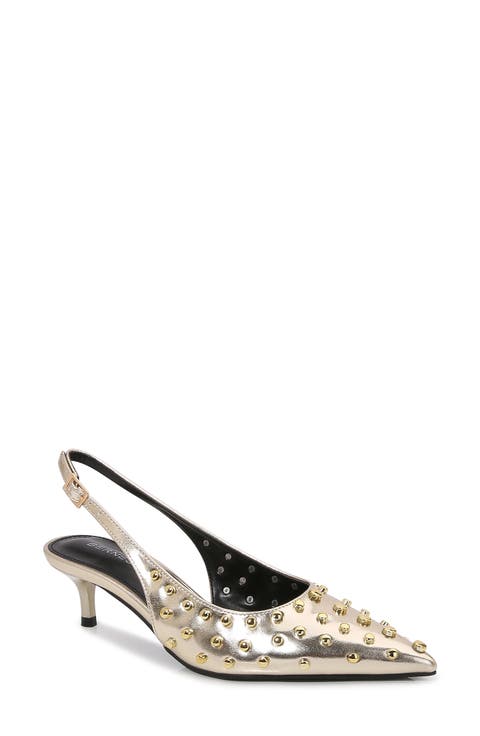 Carlina Kitten Heel Slingback Pump (Women)
