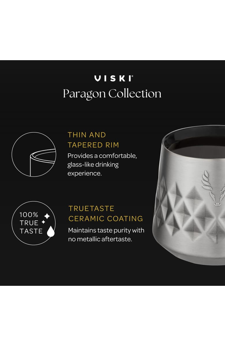 Viski Paragon Stainless Steel Whiskey Taster, Alternate, color, Gold