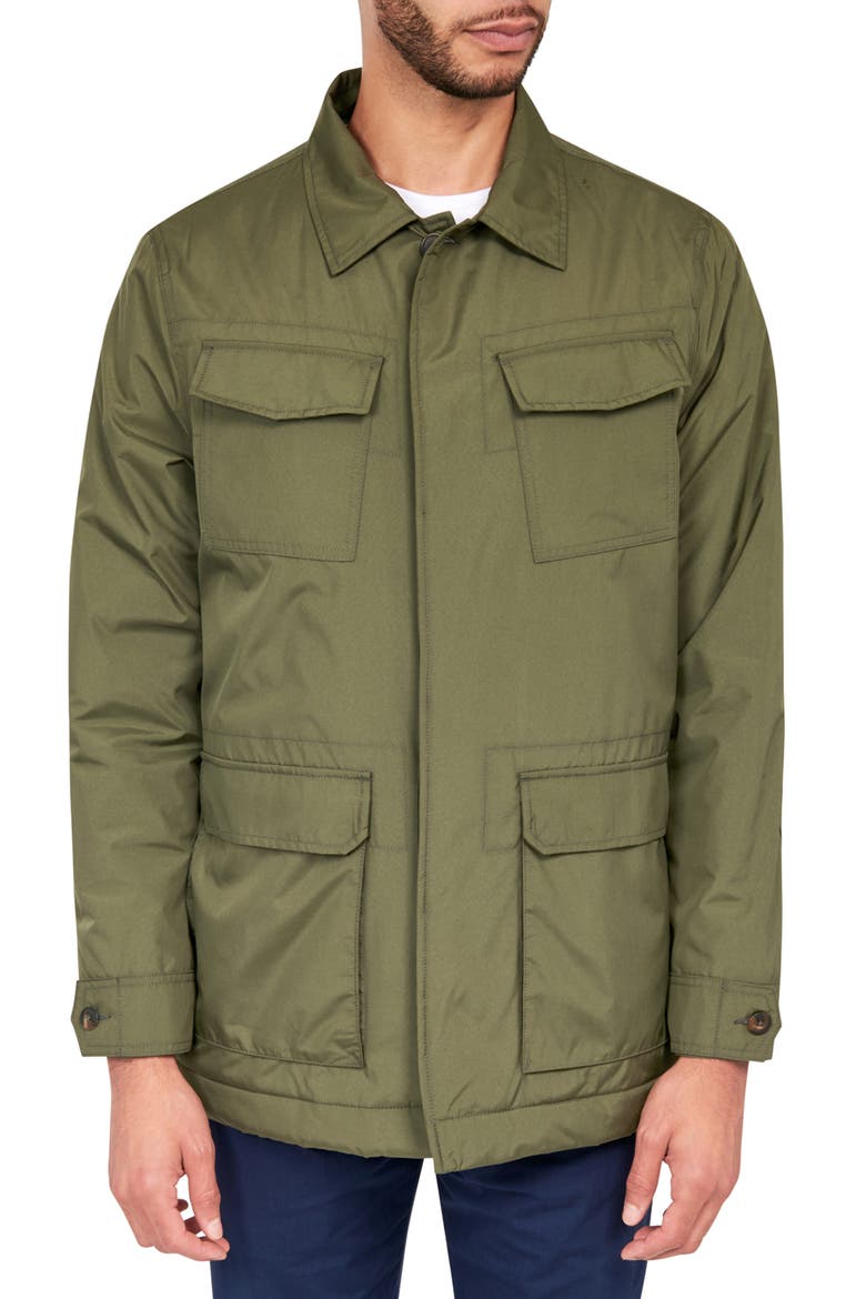 Solid Field Jacket, Main, color, OLIVE