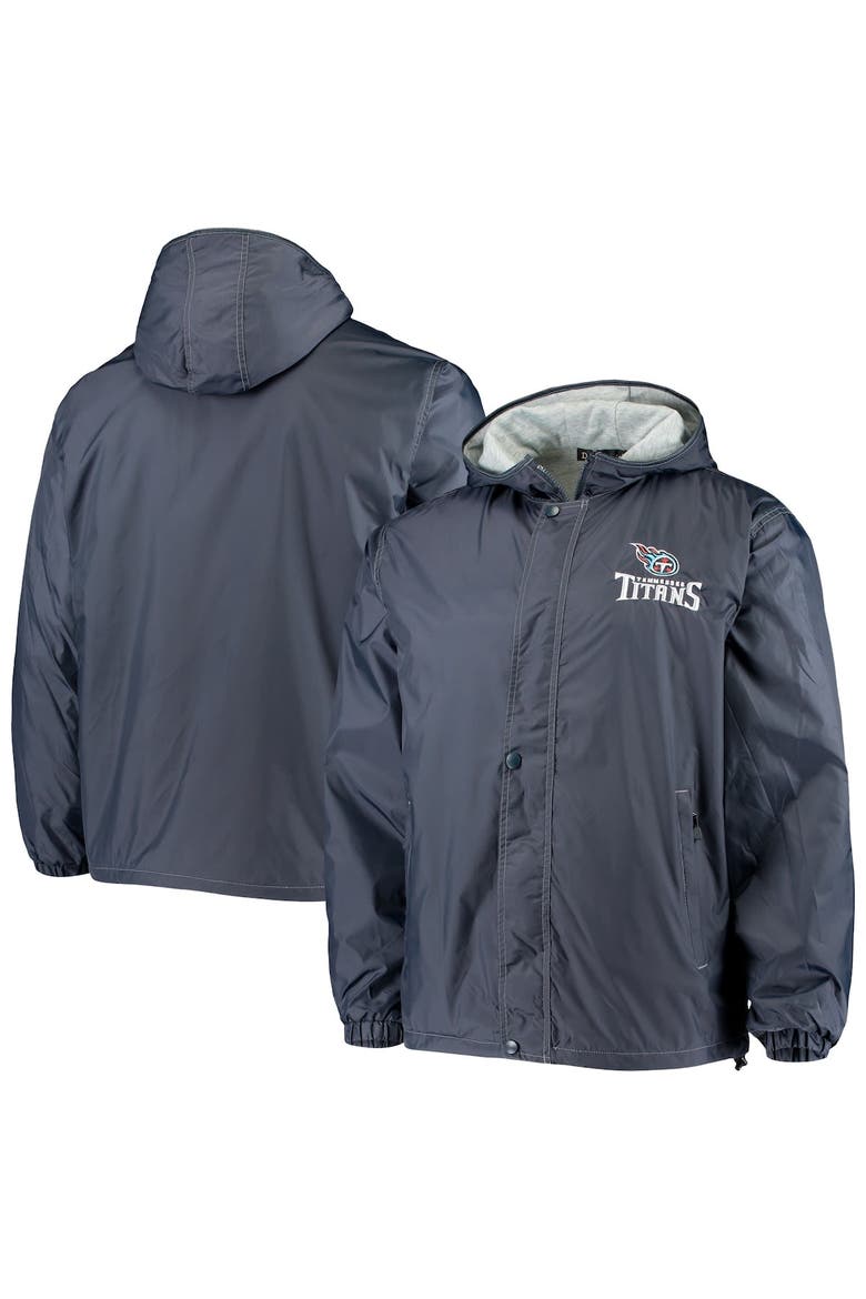 Men's Dunbrooke Navy Tennessee Titans Logo Legacy Stadium Full-Zip Jacket, Main, color, Navy