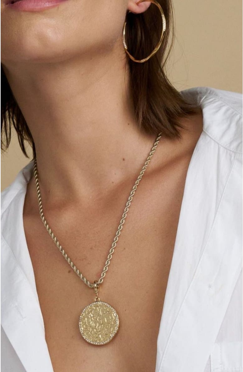 Stella & Dot Beachcomber Tatum Medallion Charm, Alternate, color,
