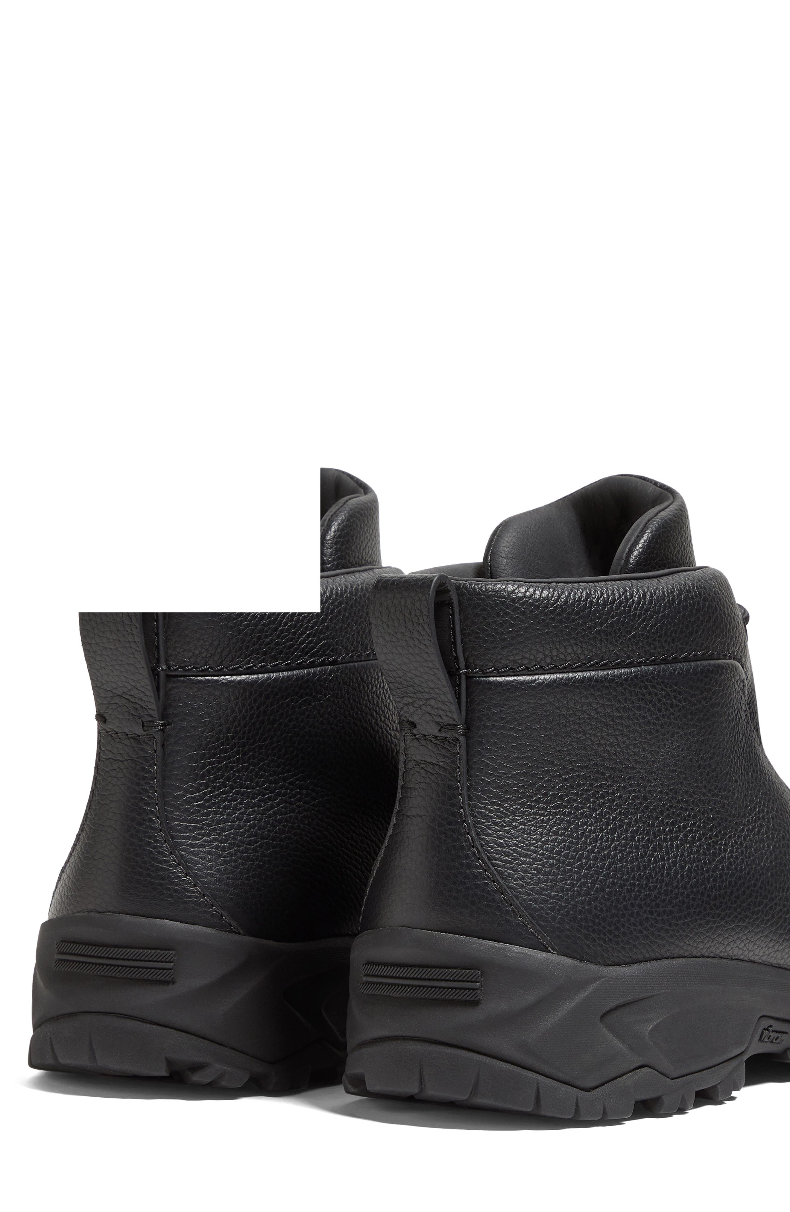 ZEGNA Triple Stitch<sup>™</sup> Vetta High Top Sneaker, Alternate, color, Black