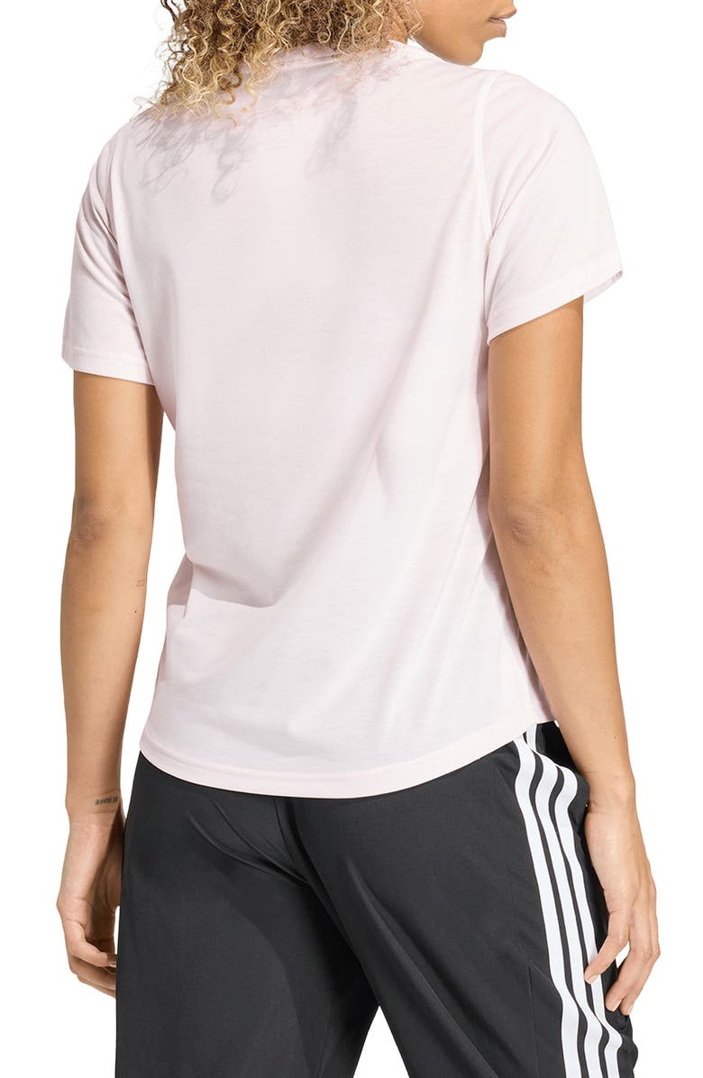 adidas Performance Scoop Neck T-shirt, Alternate, color, Clear Pink