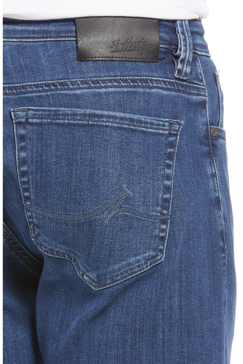 Men's Cool Stretch Denim Jeans, Alternate, color, MID URBAN