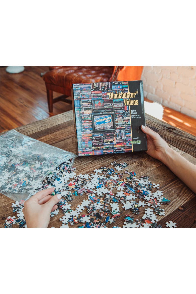 Blockbuster Era 1000-Piece Jigsaw Puzzle | Toynk Exclusive, Alternate, color, Multi-Color