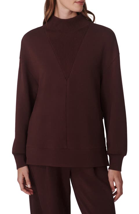 Novi Longline Mock Neck Sweatshirt