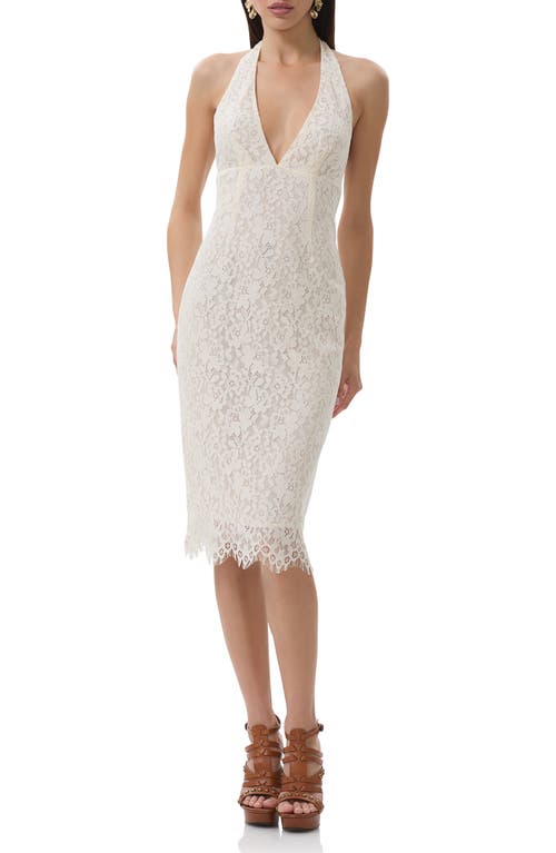 AFRM AFRM HANSON LACE HALTER DRESS