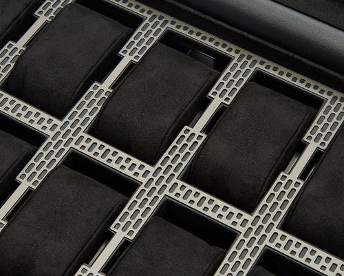 Wolf Axis 10 Piece Watch Box With Drawer In Powder Coat