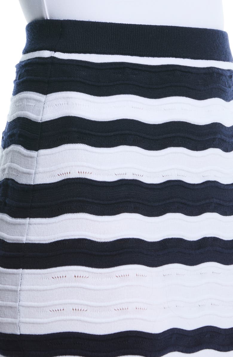 Laundry by Shelli Segal Mermaid Body-Con Sweater Skirt, Alternate, color, Peacoat