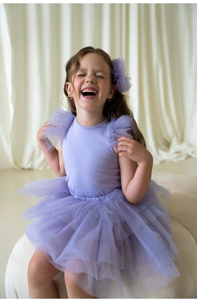 Mini Celebrities Mist Tutu Set, Alternate, color, Purple Bloom