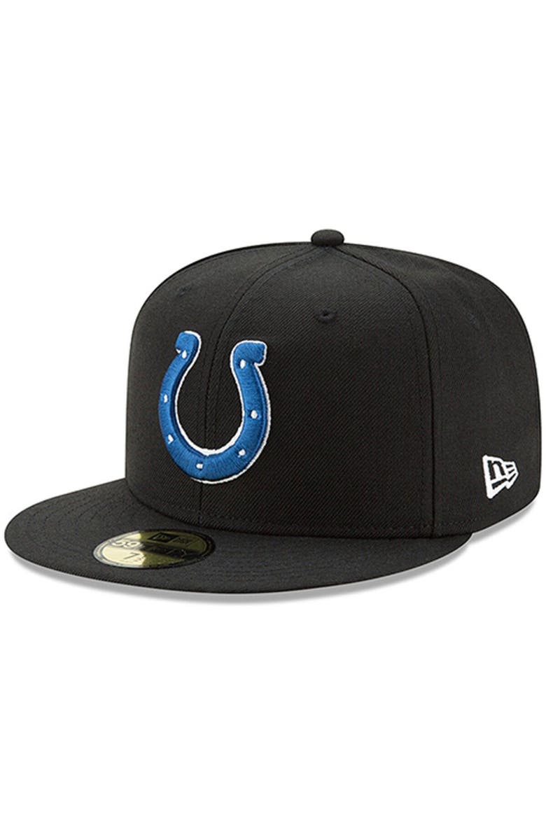 New Era NWE COLT BLACK NFL OMAHA 59FIFTY HATMENFIT, Main, color, 