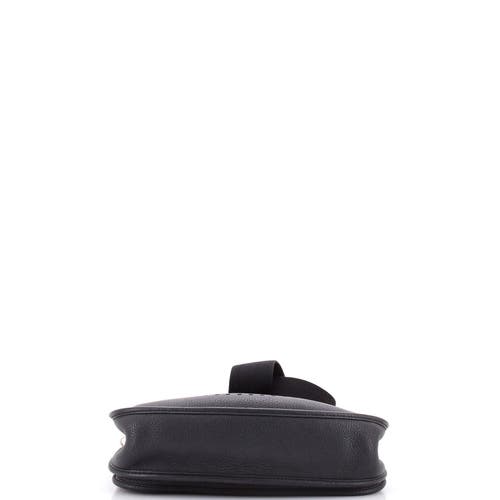 Pre-owned Hermes Hermes Evelyne Bag Gen Ii Clemence Pm In Black