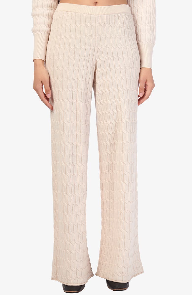 CAMI NYC Onur Wide Leg Merino Wool Sweater Pants, Main, color, 