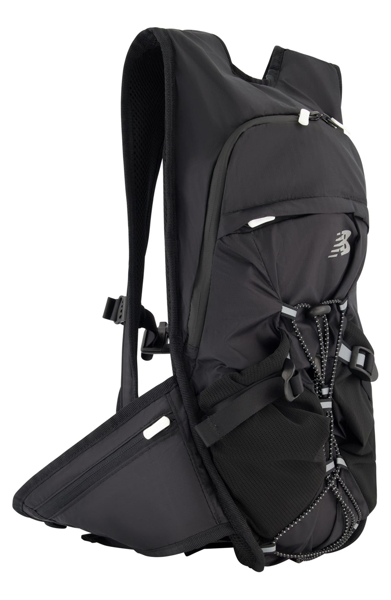 New Balance Performance Hydration Pack, Alternate, color, Black