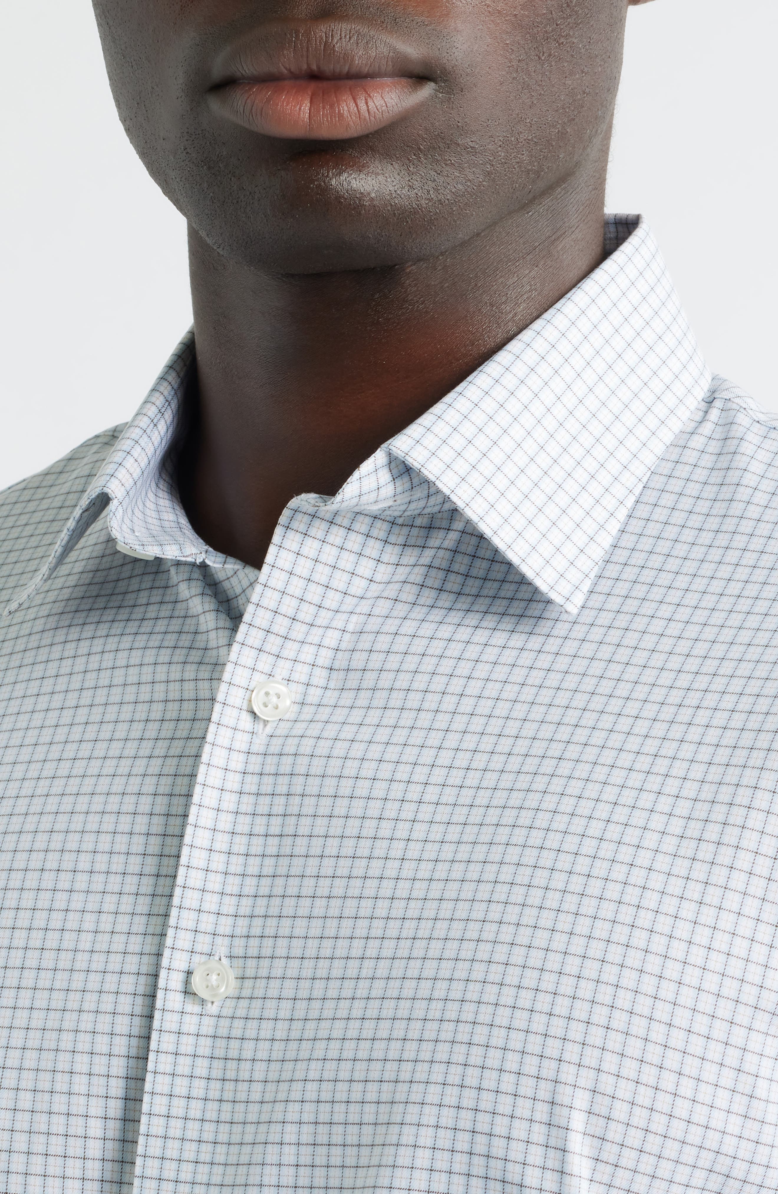 nordstrom trim fit performance dress shirt product info and reviews Trim Fit Check Premium Performance Twill Dress Shirt (Men)
