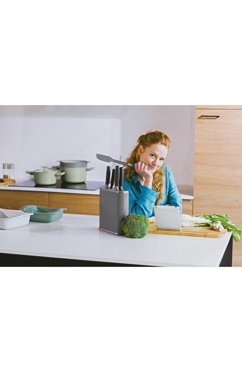BergHOFF Leo Bamboo Cutting Board with Tablet Stand, Alternate, color, Beige