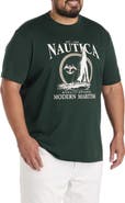 Nautica Big & Tall Modern Maritime Graphic Tee