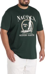 Nautica Big & Tall Modern Maritime Graphic Tee